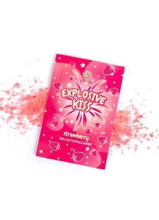 Explosive Candies Oral Sex Popping Candies 1 Sachet Strawberry Flavor