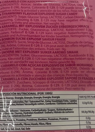 Explosive Candies Oral Sex Popping Candies 1 Sachet Strawberry Flavor