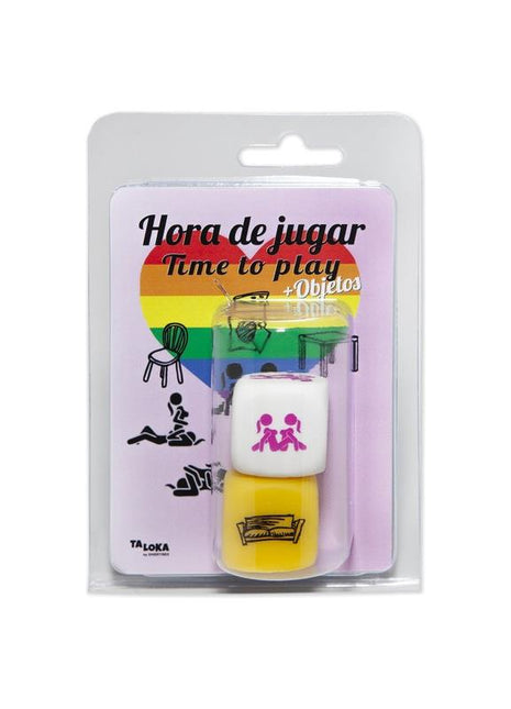 Set of postures dice and a object dice