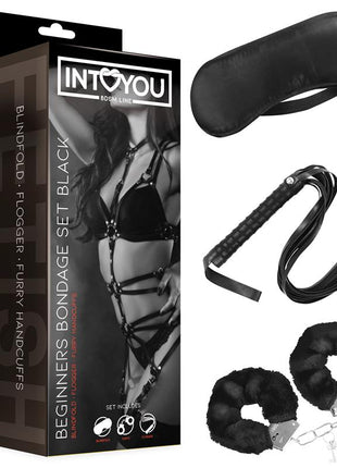 Beginners Bondage Set 3 Pieces Black