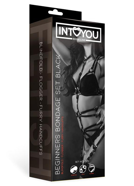 Beginners Bondage Set 3 Pieces Black