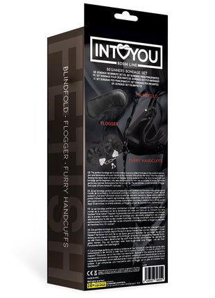 Beginners Bondage Set 3 Pieces Black