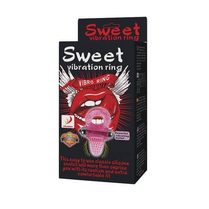 Sweet Vibrating Ring Pink