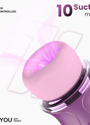 Suvi Stimulator with Licking Biting Suction and Vibration USB C with APP