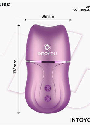 Suvi Stimulator with Licking Biting Suction and Vibration USB C with APP
