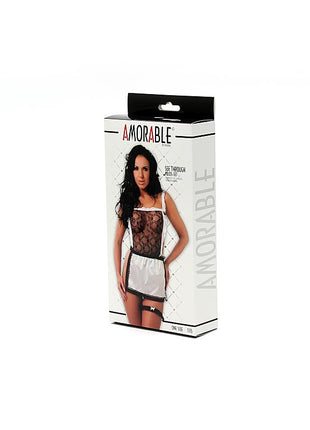 Maid Costume Black and White One Size