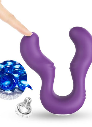 Double headed Couples Vibrator Purple