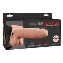 Strap On with Hollow Dildo with Vibration 7