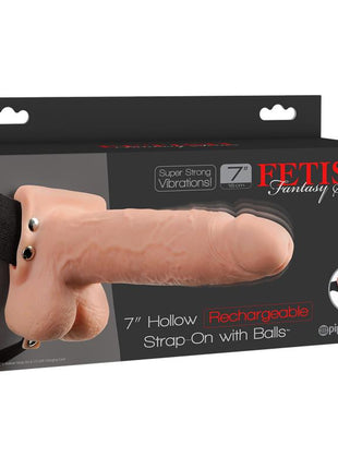 Strap On with Hollow Dildo with Vibration 7
