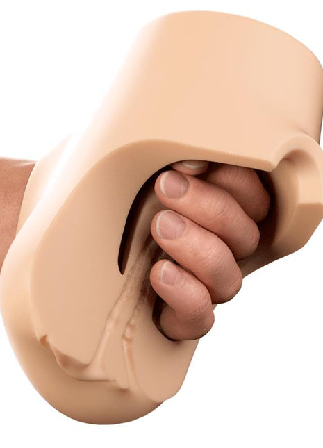 Double Pounder Vibrating Squeeze Stroker