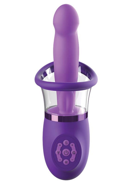 Stimulator with Tonge and Suction Ultimate Pleasure Pro Plus