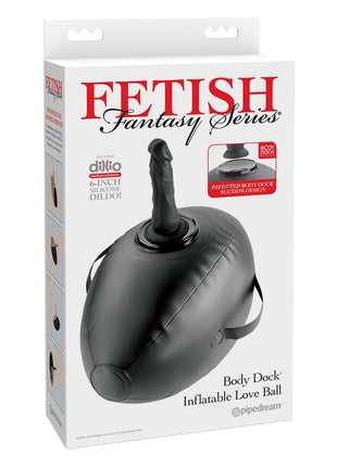 Inflatable Love Ball with Dildo Body Dock
