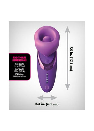 Pleasure Sucker Tongue Stimulator with Suction and Vibration