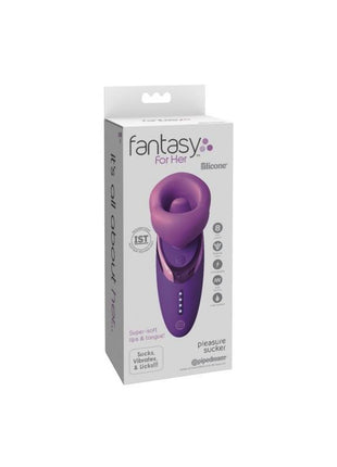 Pleasure Sucker Tongue Stimulator with Suction and Vibration