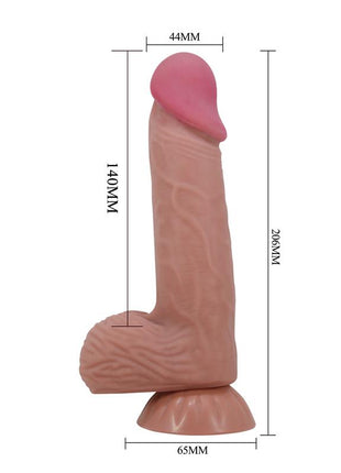 Lisle Sliding Skin Realistic Dildo 206 cm