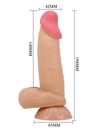 Duvall Sliding Skin Realistic Dildo 194 cm