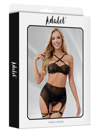 Aria Bra Thong Garter and Leg Ring Set