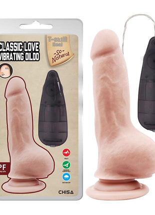 Classic Love Dildo with Vibration 20cm