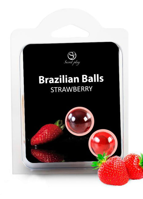 Set 2 Brazilian Balls Strawberry Aroma