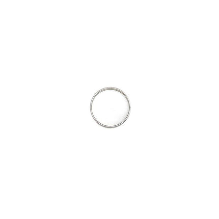 Bondage Play Steel Cock Ring Silver