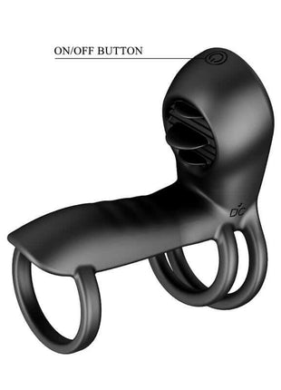 Jammy Triple Vibrating Penis Ring USB