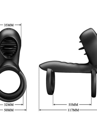 Jammy Triple Vibrating Penis Ring USB