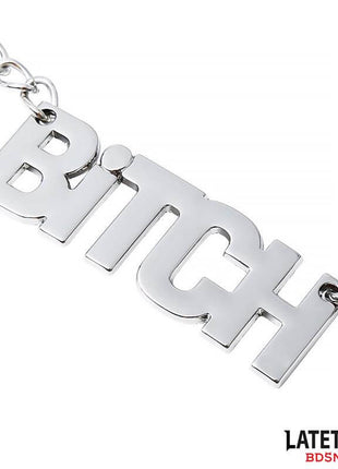 Nipple clamps with Chain - Bitch