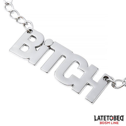 Nipple clamps with Chain - Bitch