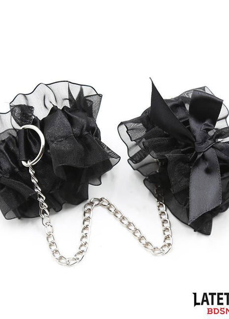 3 Piece Bondage Set Nipple Cover, Eya Mask and HandCuffs