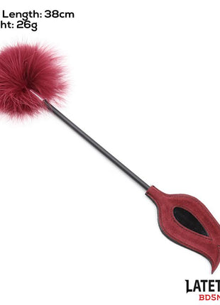 Feather Tickler and Rose Shape Paddle