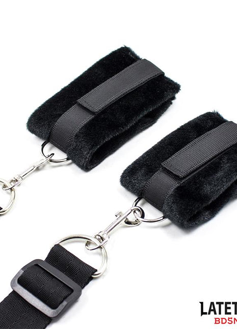 Bed Restraint Set with Adjustbable and Desmontable Cuffs