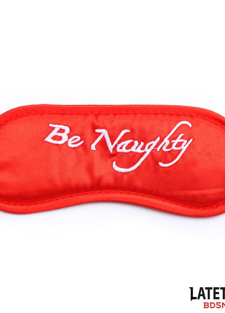 3 Pieces Bondage Set Cuffs Eye Mask and Feathers