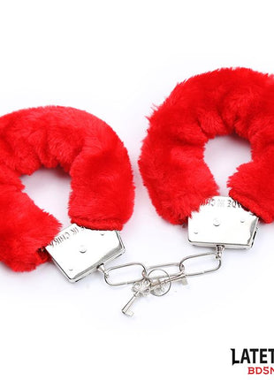 3 Pieces Bondage Set Cuffs Eye Mask and Feathers