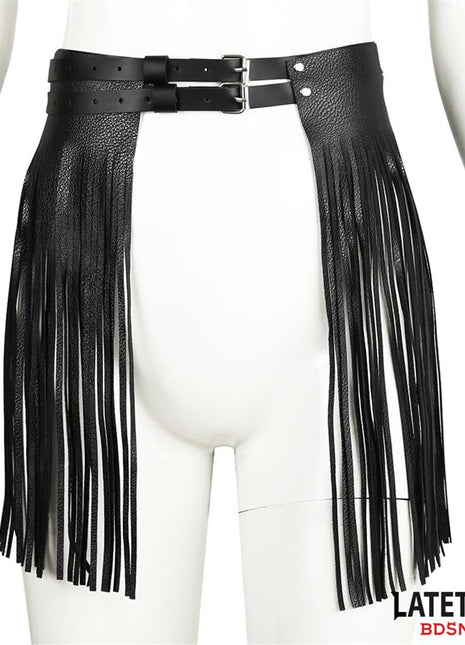 Short Shake Fringe Skirt