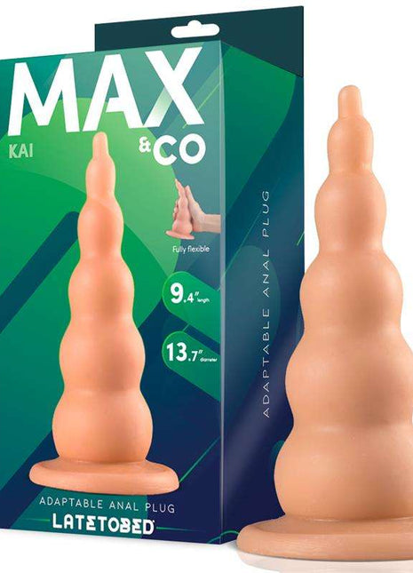 Kai Adaptable Butt Plug Flesh 94 184 cm