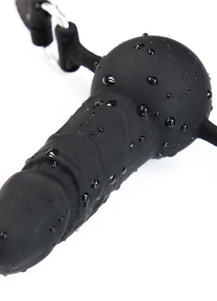 Silicone Dildo Gag Ball Adjustable 36 52 cm