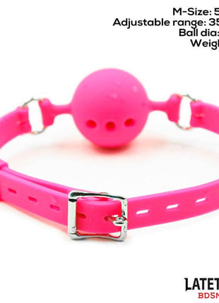 Breathable Silicone Ball Gag M - 4.5 cm