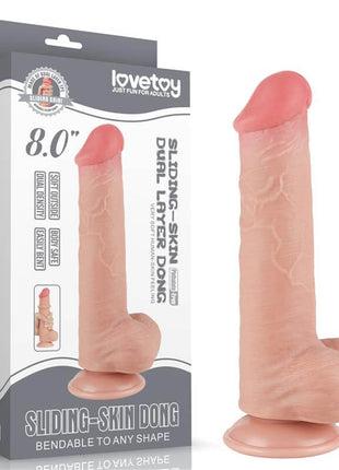 Sliding Skin Dual Layer Dildo 8