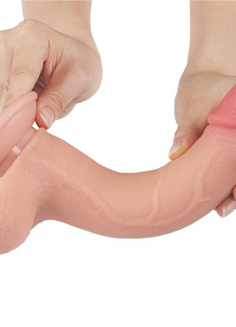 Sliding Skin Dual Layer Dildo 8.5