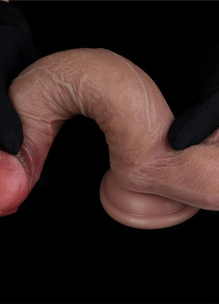 Dual Layered Silicone Dildo 75