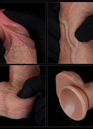 Dual Layered Silicone Dildo 75