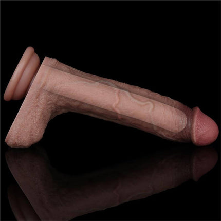 Dual Layered Silicone Dildo 8.5 – Unmatched Pleasure Experience by secretsextoys.store