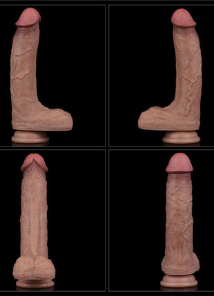 Dual Layered Silicone Dildo 85
