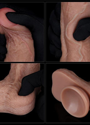 Dual Layered Silicone Dildo 85