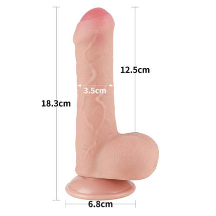 Sliding Skin Dual Layer Dildo 7 – Unmatched Realism by secretsextoys.store