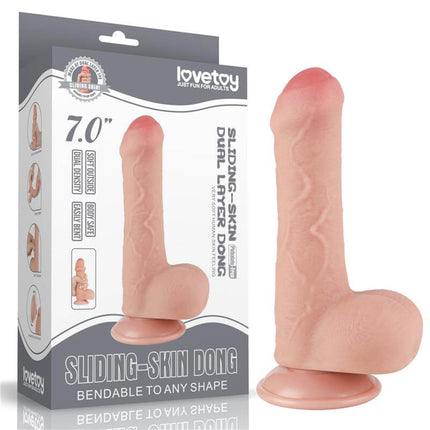 Sliding Skin Dual Layer Dildo 7 – Unmatched Realism by secretsextoys.store