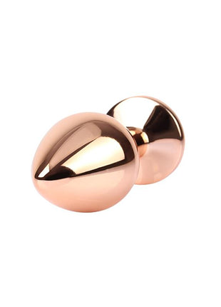 Anal Plug with Rose Jewel Color Rose Size M