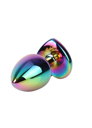 Rainbow Heart Gem Plug Size S