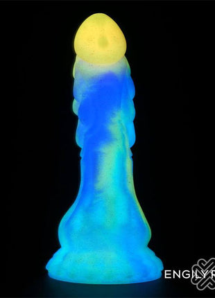 Luminiscent Dragon Shaped Dildo 18 cm
