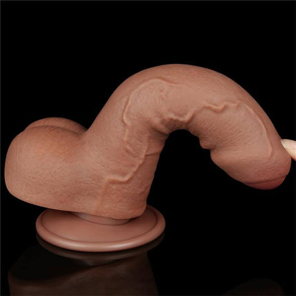 Dildo Sliding Skin 7 Brown – Realistic Pleasure Experience by secretsextoys.store